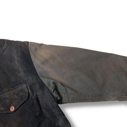 Vintage C.P. Company Suede & Cotton Hunting Jacket (M)