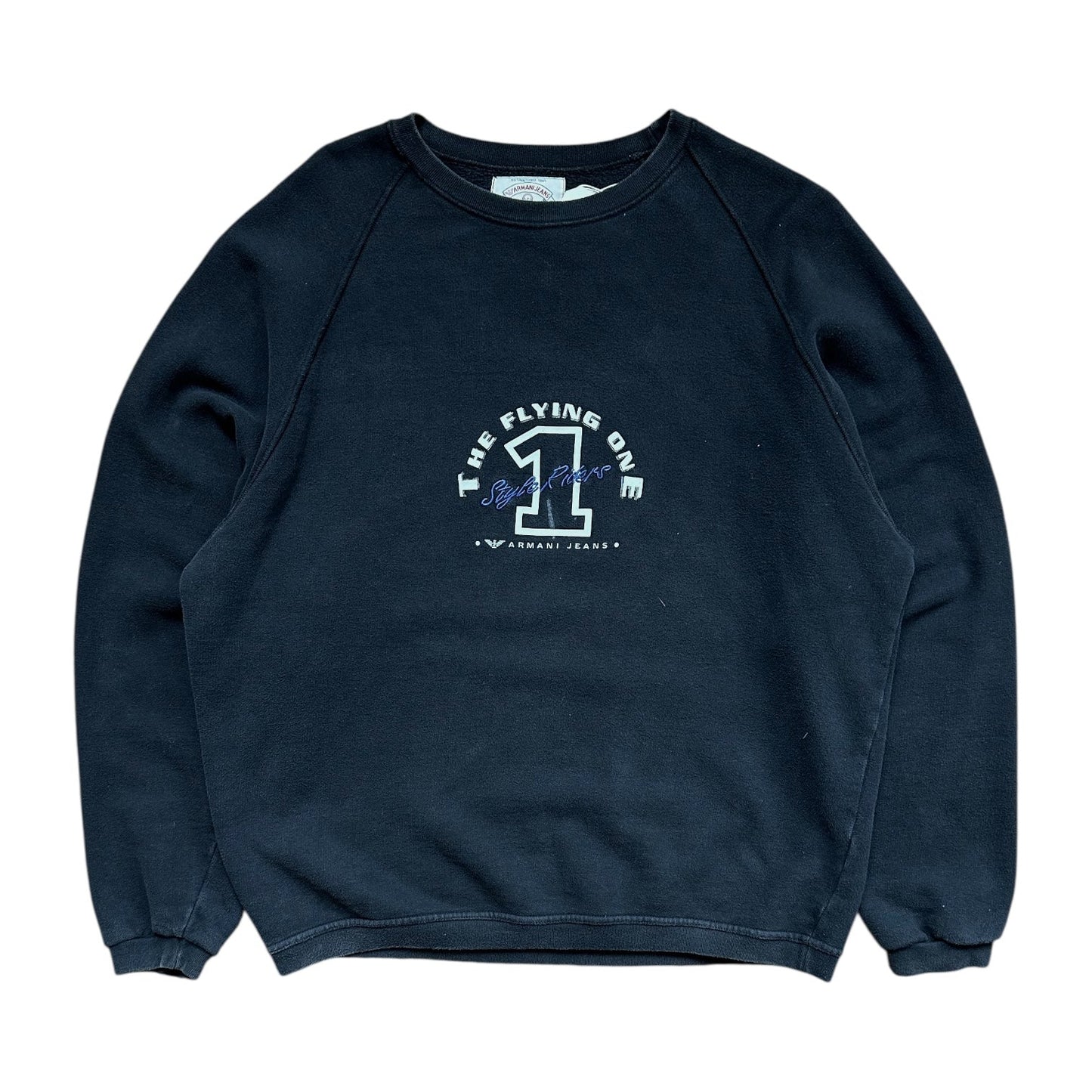 Armani Jeans Black Vintage Sweatshirt