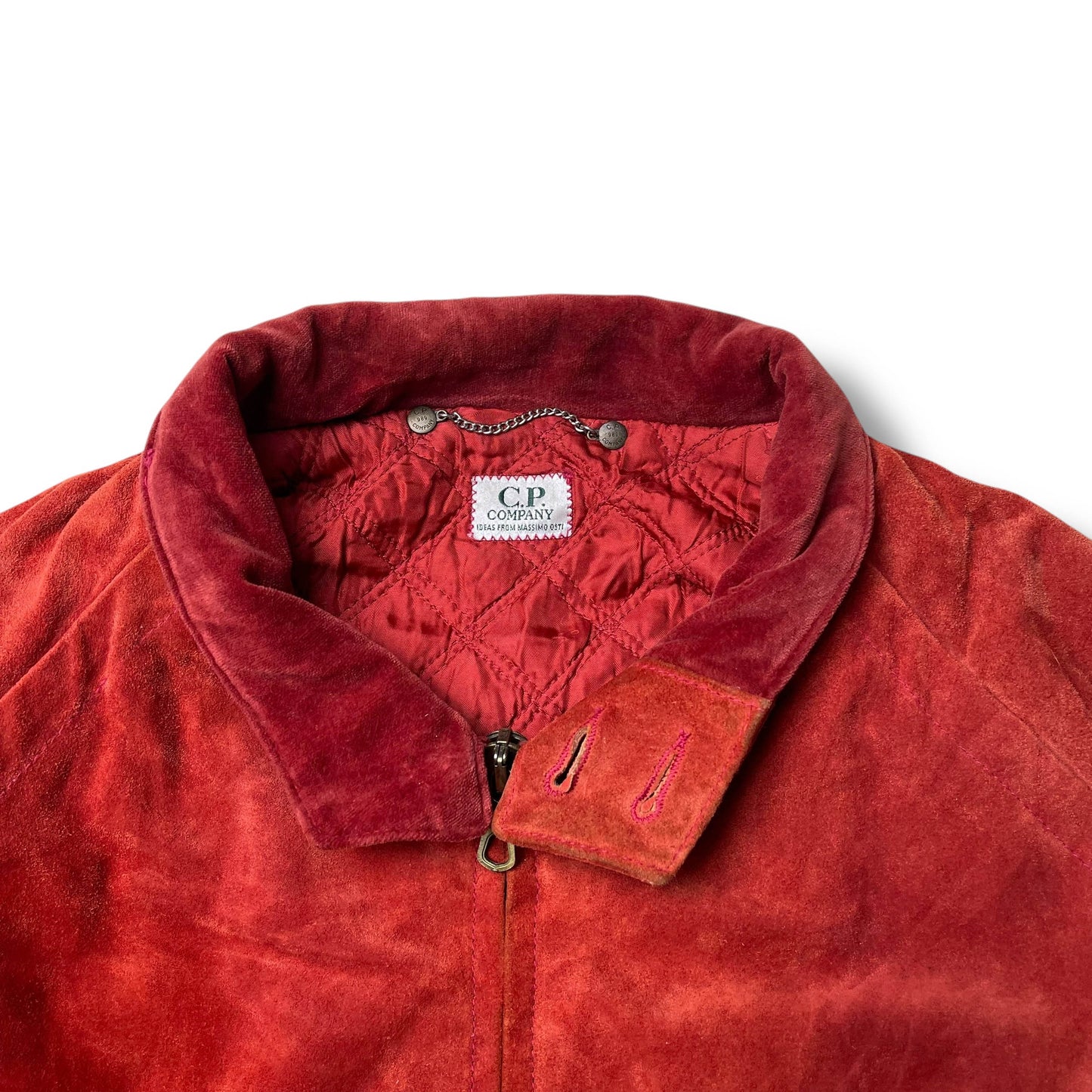 Vintage CP Company Suede Bomber Jacket (L)