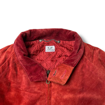 Vintage CP Company Suede Bomber Jacket (L)