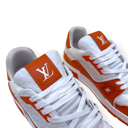 LOUIS VUITTON MONOGRAM LV TRAINER ORANGE UK11 | UK 11, Orange