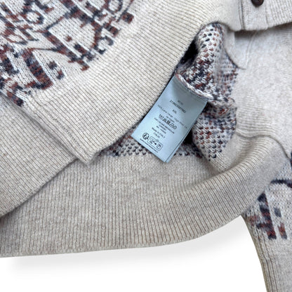 DIOR OBLIQUE VIRGIN WOOL JACQUARD CARDIGAN BEIGE / BROWN XXL | XXL, Beige