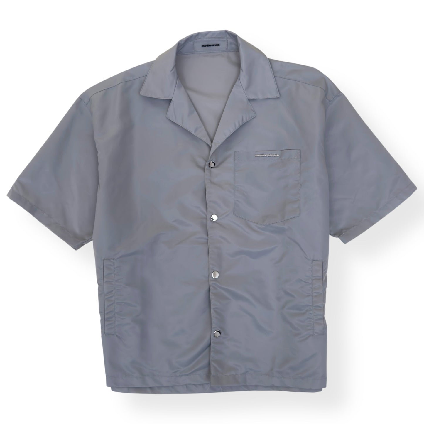 MANIÈRE DE VOIR COLLAR SHIRT GREY S | Small, Grey