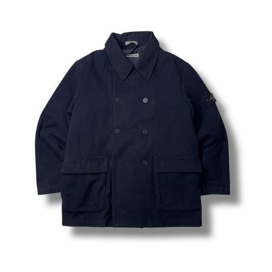 Vintage Stone Island Wool Peacoat (XL)