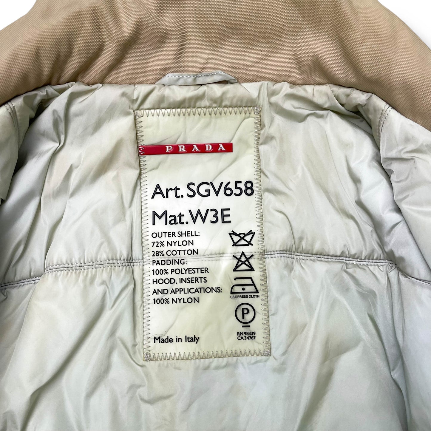 Prada Sport Ballistic Nylon Technical Jacket (M)