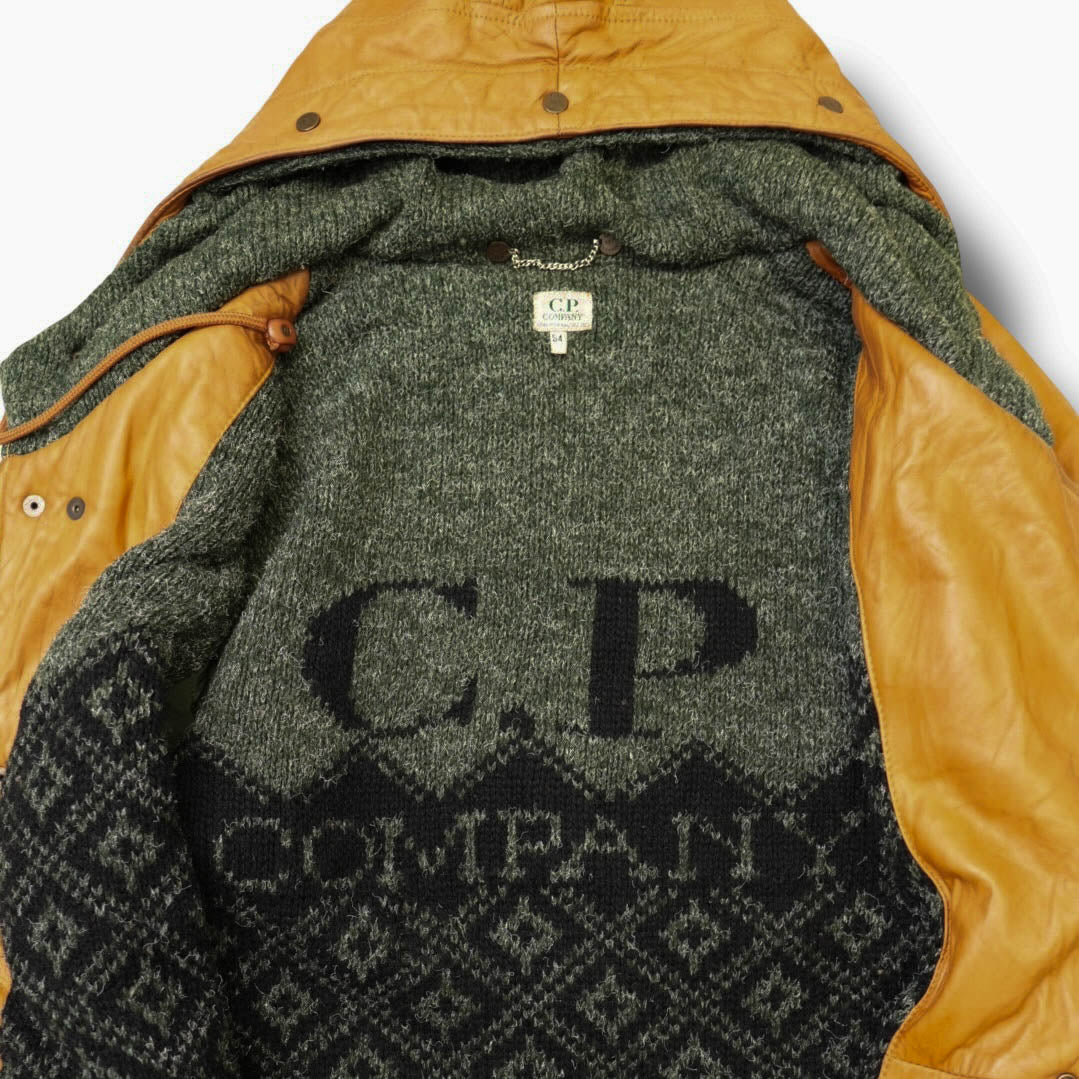 Vintage CP Company Leather Parka (XXL)