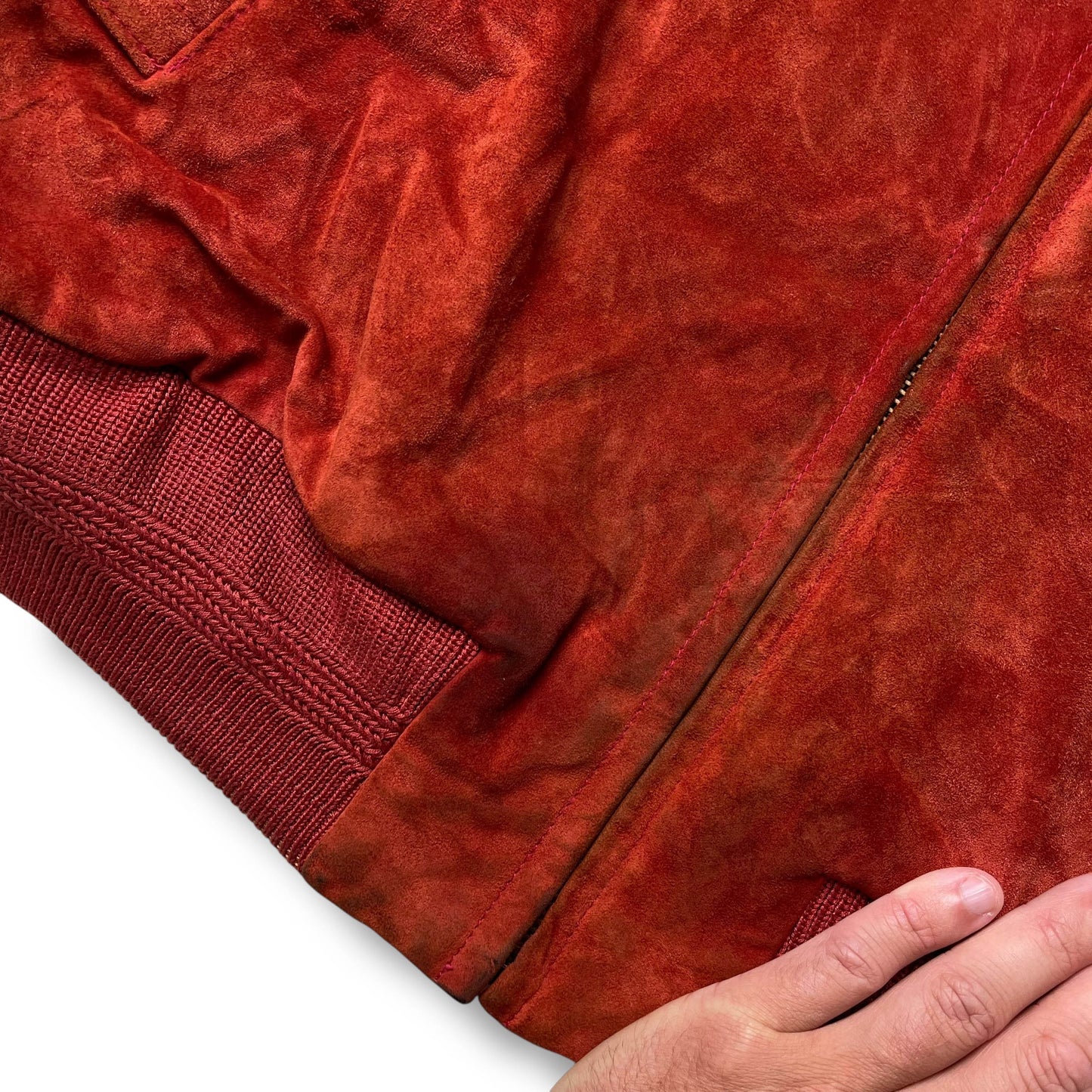 Vintage CP Company Suede Bomber Jacket (L)