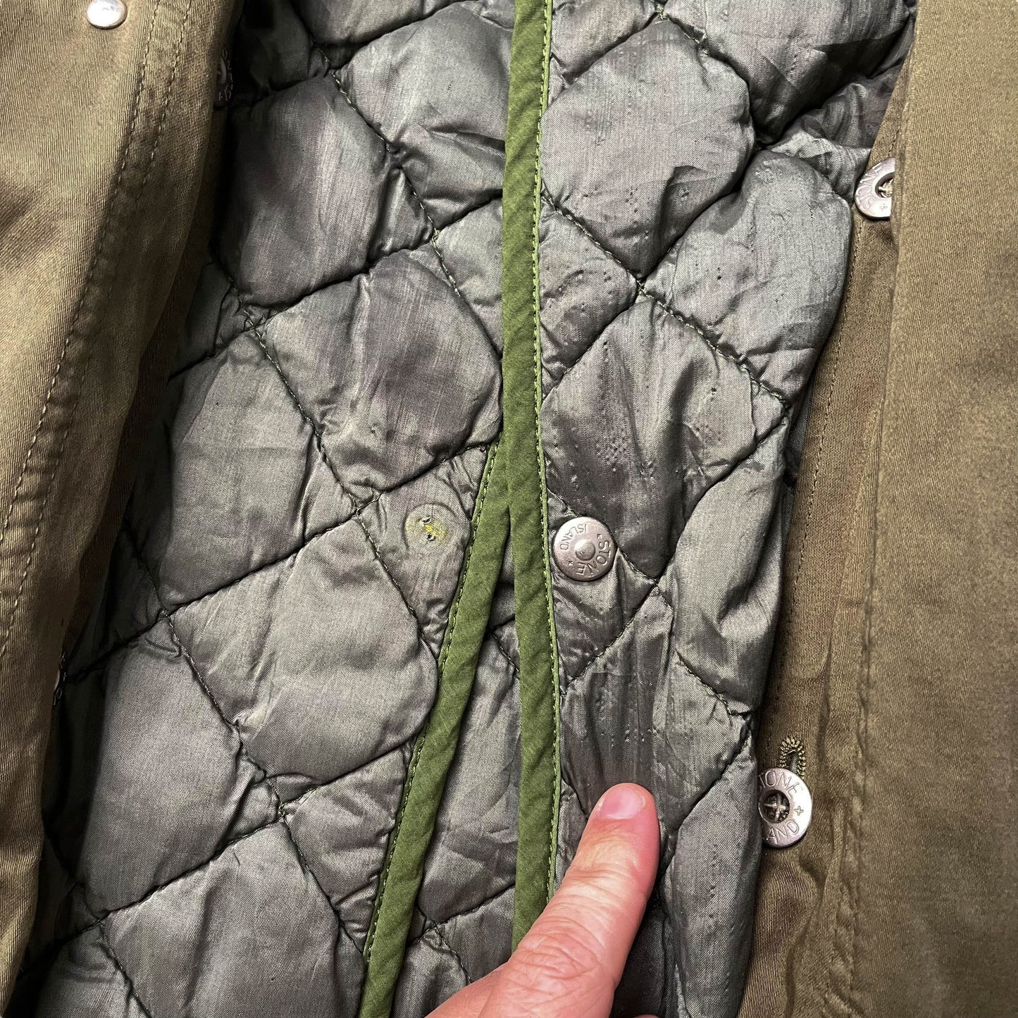 Stone Island AW1988 Raso Gommato Ripstop Nylon Jacket (L)