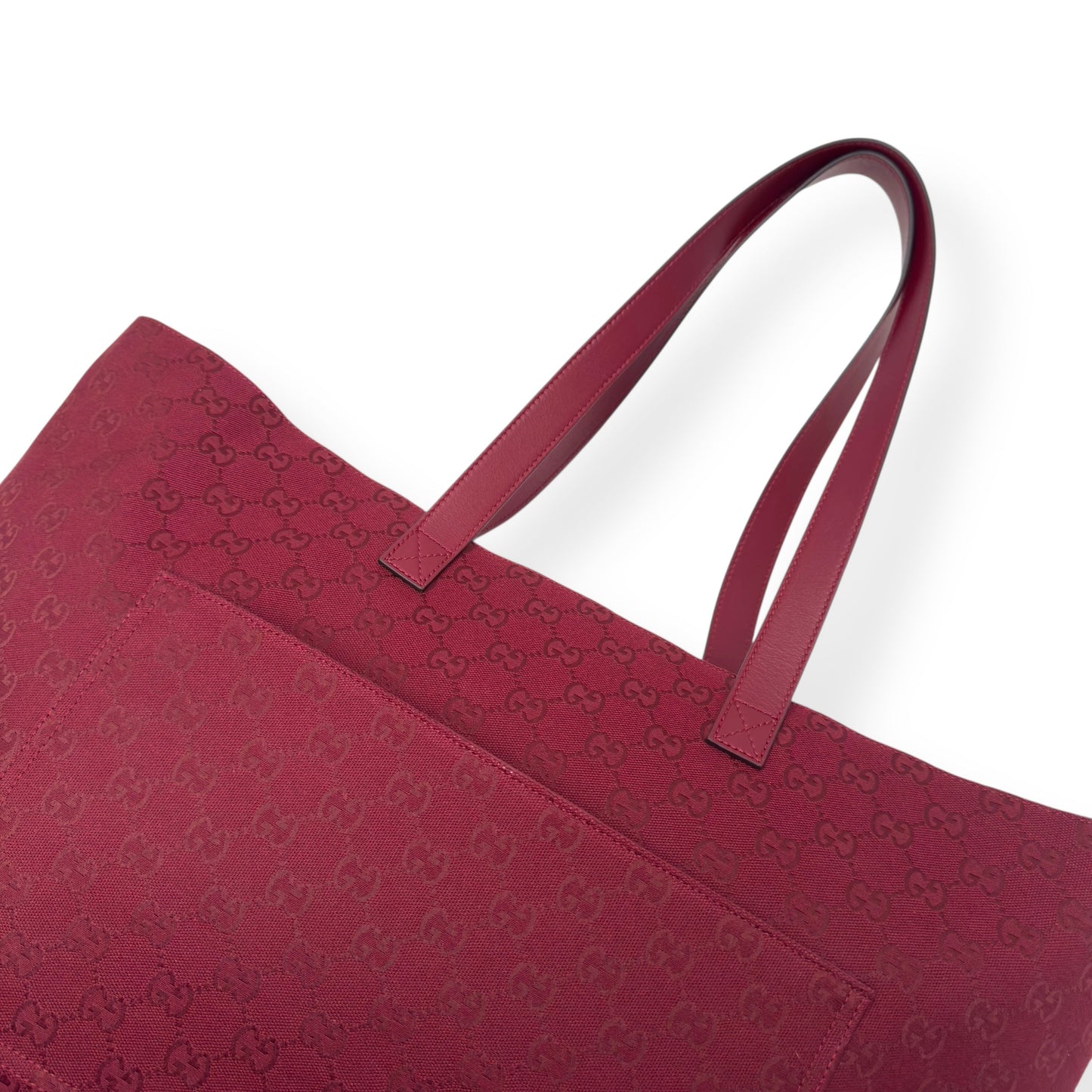 GUCCI GG TOTE BAG ANCORA RED L | O/S, Red