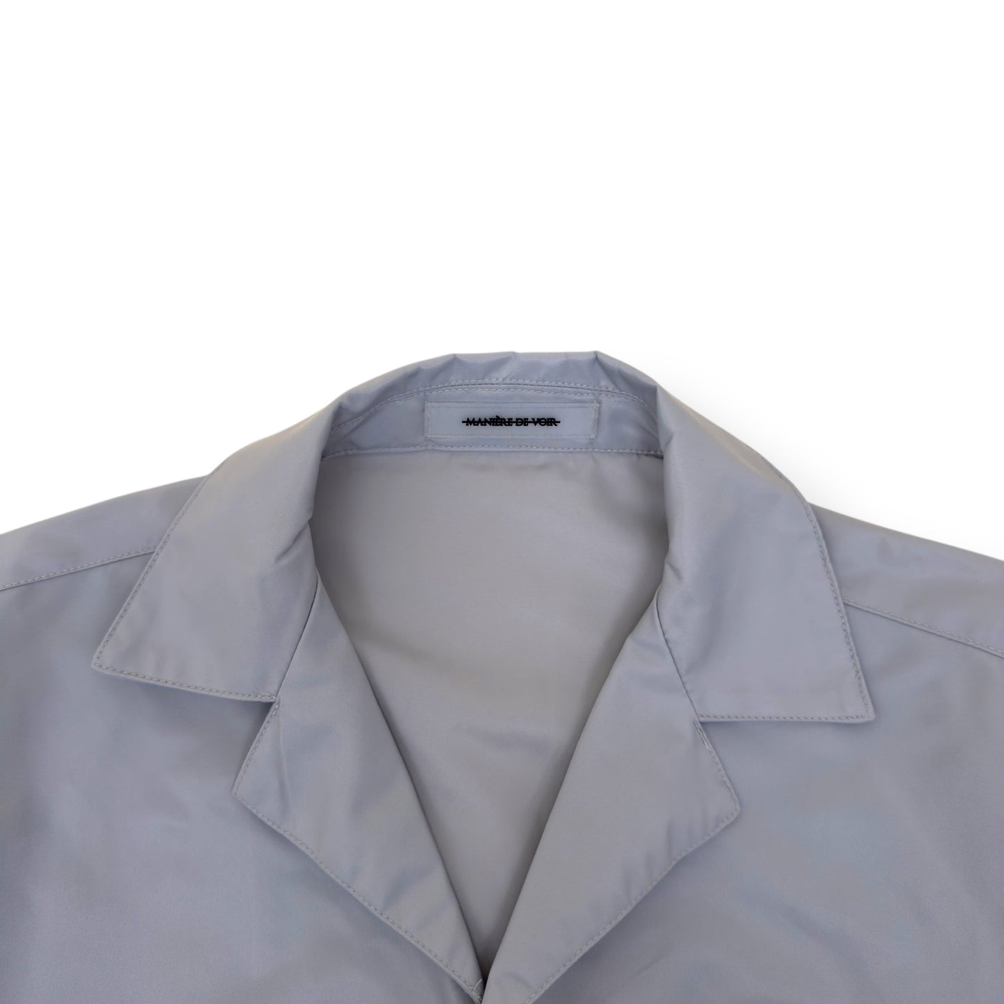 MANIÈRE DE VOIR COLLAR SHIRT GREY S | Small, Grey