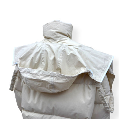BOTTEGA VENETA COTTON PUFFER JACKET ECRU XS | XS, Ecru