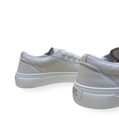 DIOR B33 OBLIQUE LEATHER SPIN SNEAKER WHITE 45 / UK11 | UK 11, White