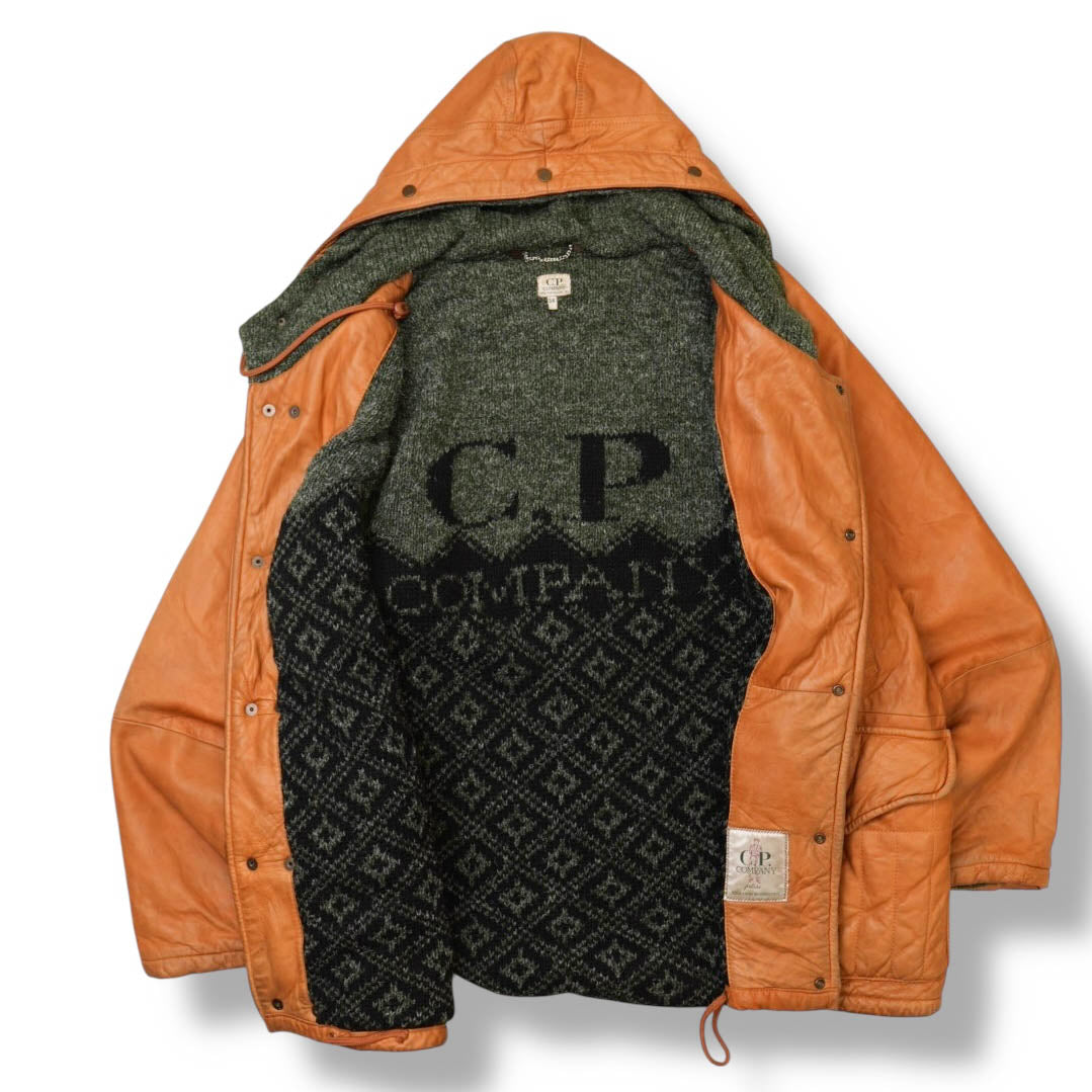 Vintage CP Company Leather Parka (XXL)