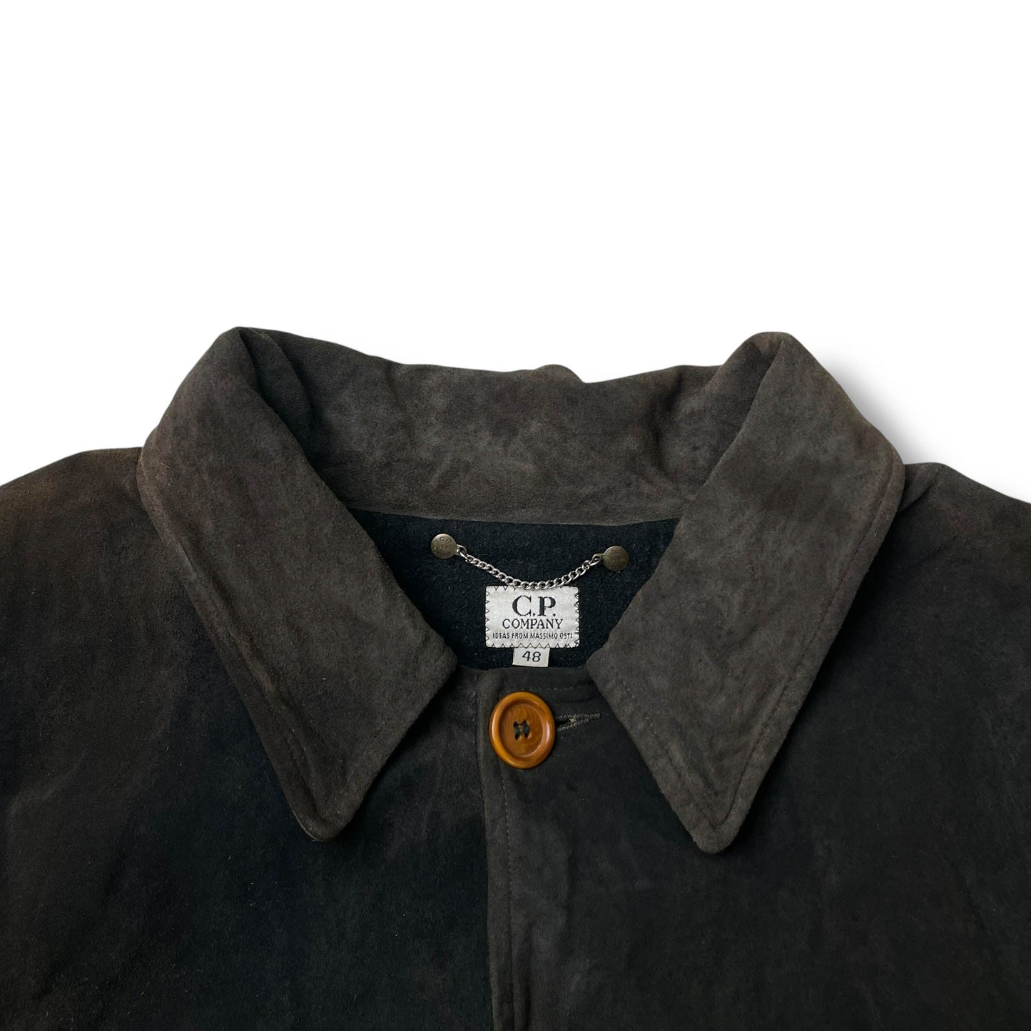 Vintage C.P. Company Suede & Cotton Hunting Jacket (M)