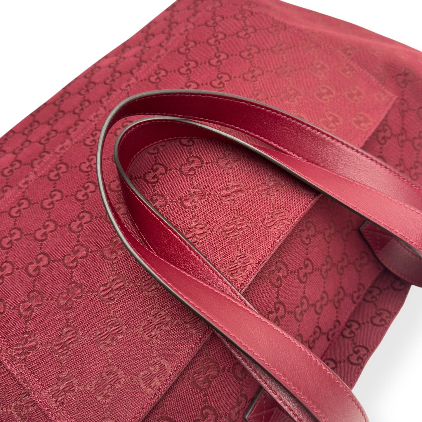GUCCI GG TOTE BAG ANCORA RED L | O/S, Red