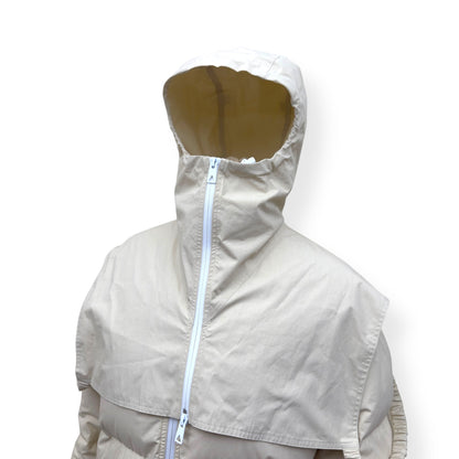 BOTTEGA VENETA COTTON PUFFER JACKET ECRU XS | XS, Ecru
