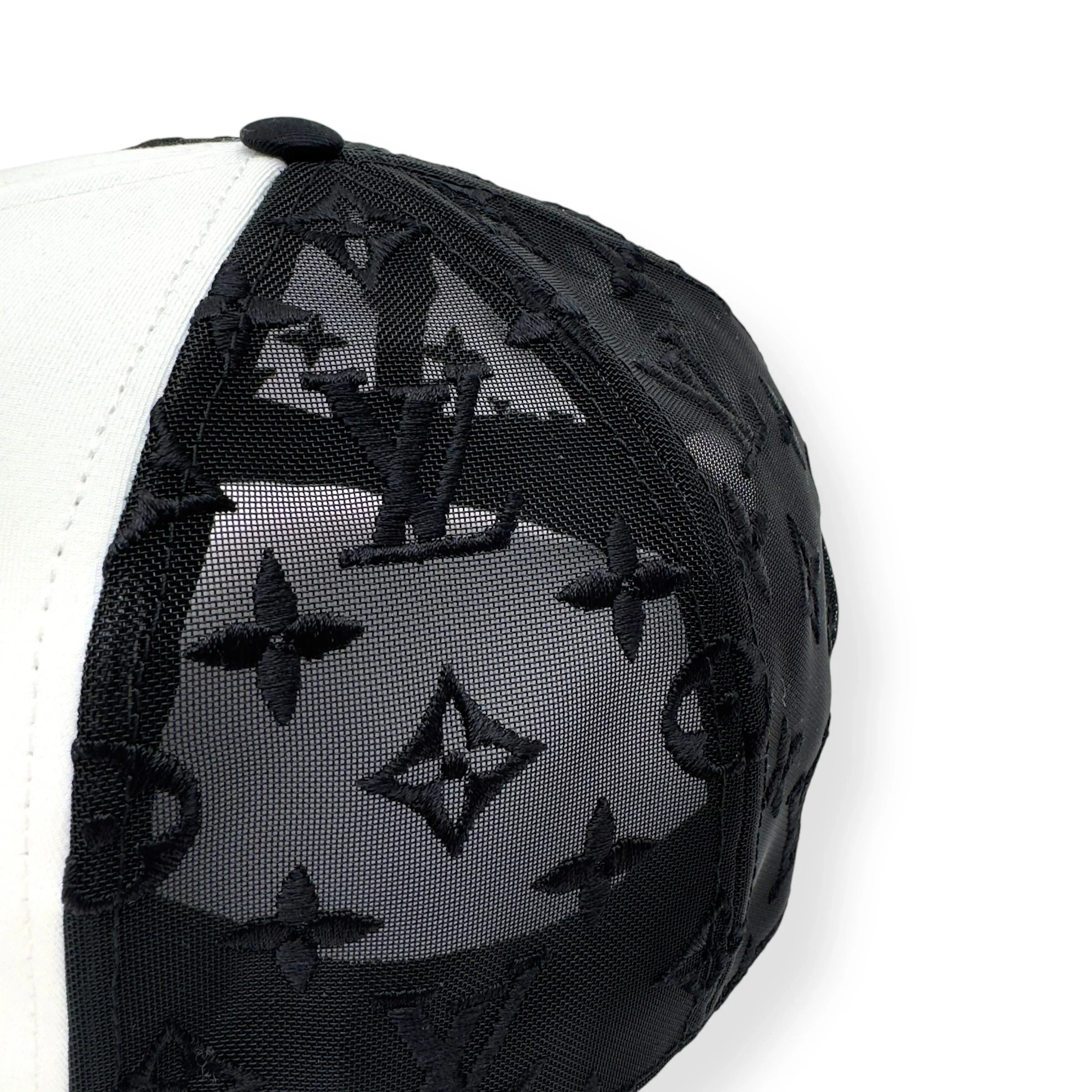 LOUIS VUITTON X TYLER THE CREATOR MESH SIGNATURE CAP BLACK / WHITE