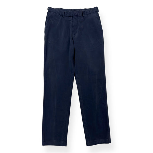 THOM SWEENEY COTTON TROUSERS BLUE 50 / M | Medium, Blue