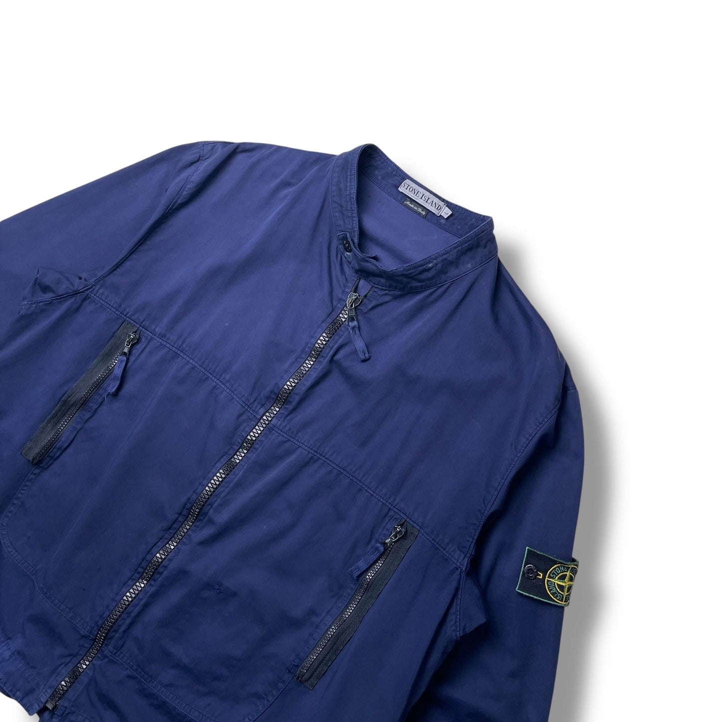 Stone Island Archivio Raso Gommato Coloured Cover Jacket (L)