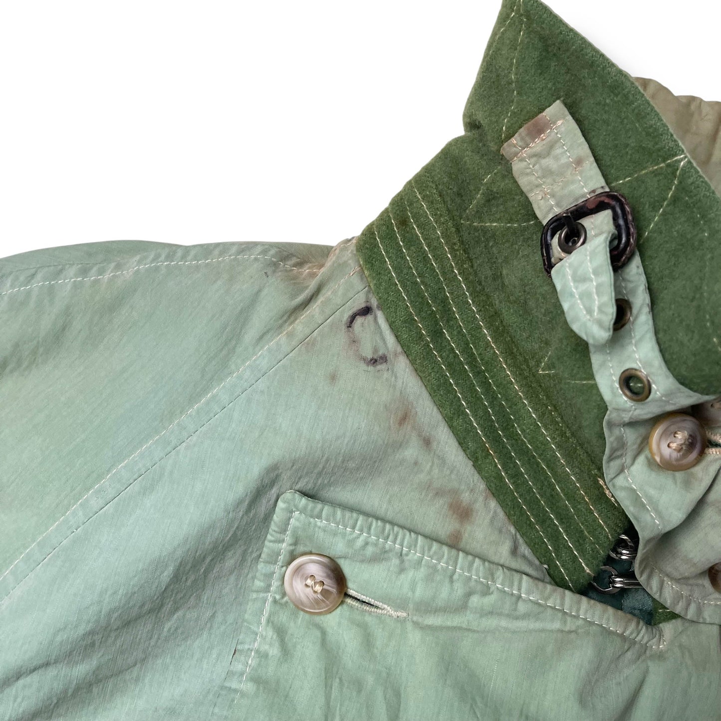 Vintage CP Company Quilted Military Trench Coat (L)