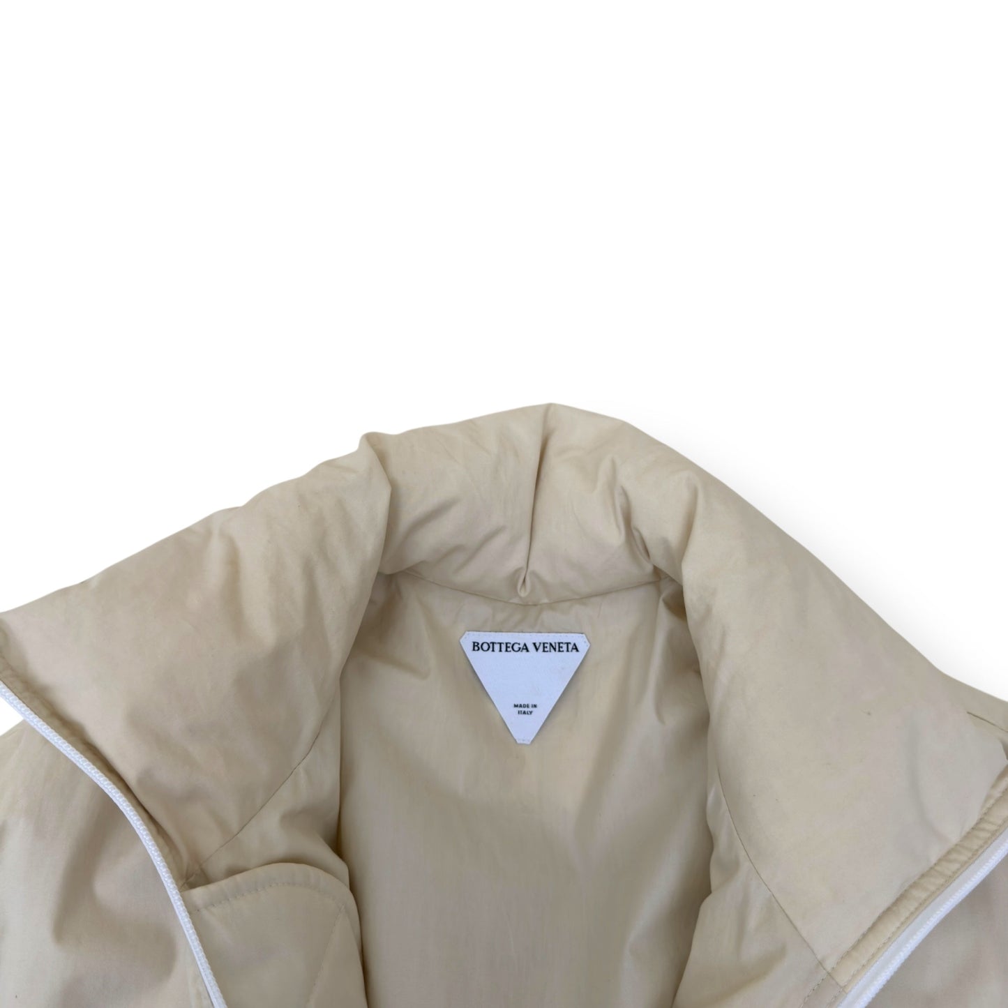 BOTTEGA VENETA COTTON PUFFER JACKET ECRU XS | XS, Ecru