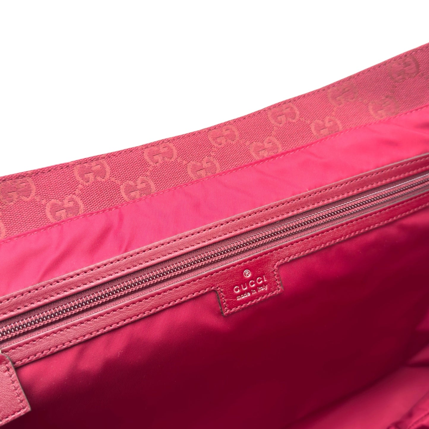 GUCCI GG TOTE BAG ANCORA RED L | O/S, Red