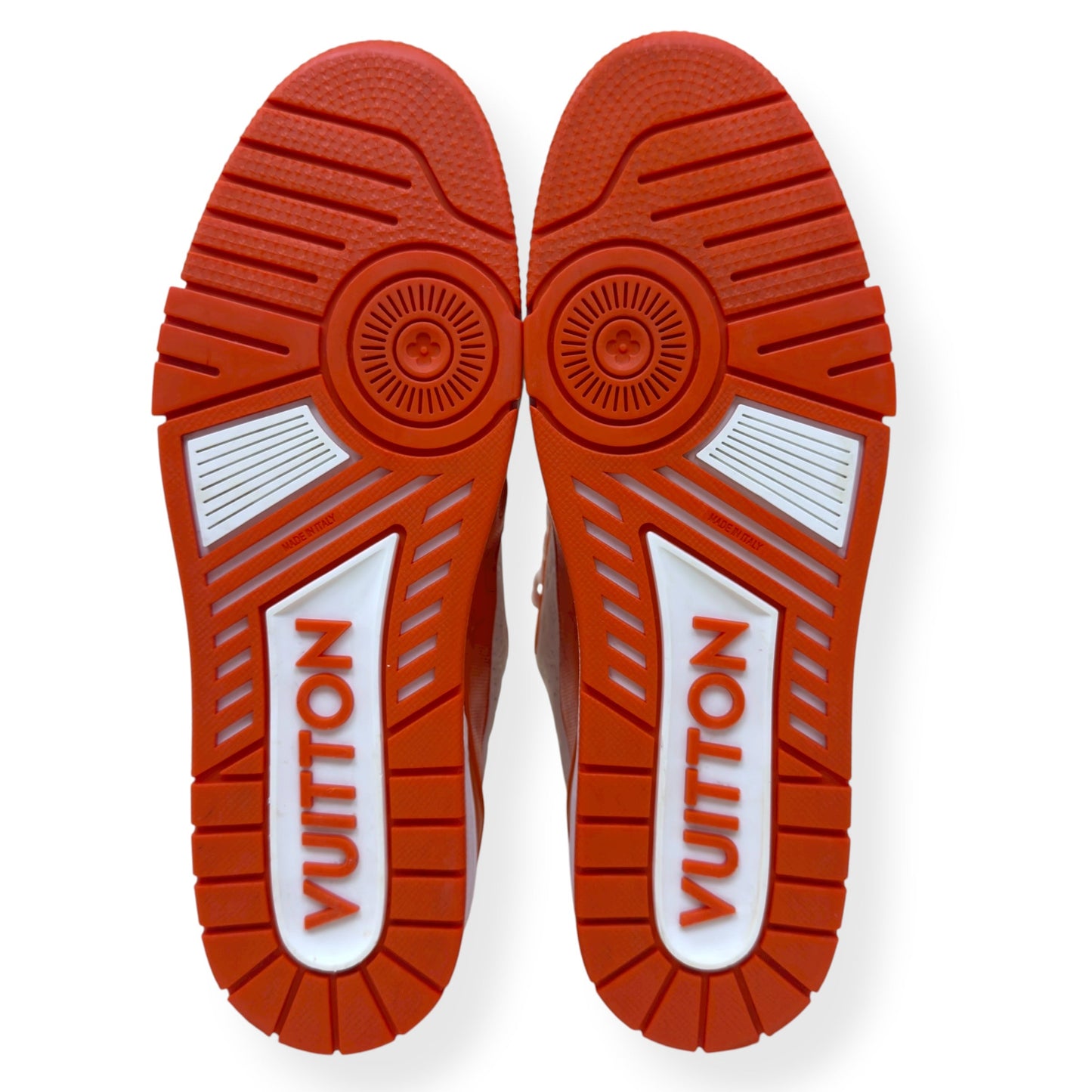 LOUIS VUITTON MONOGRAM LV TRAINER ORANGE UK11 | UK 11, Orange