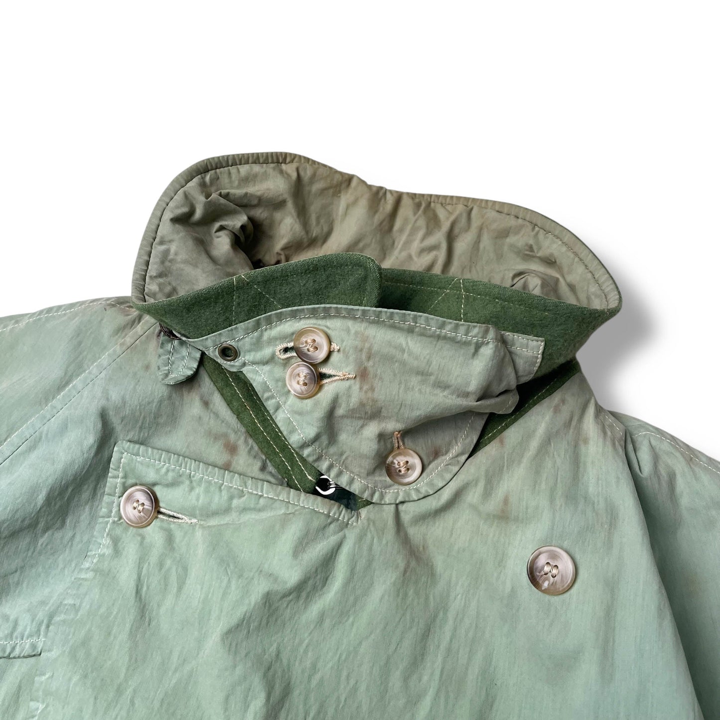 Vintage CP Company Quilted Military Trench Coat (L)