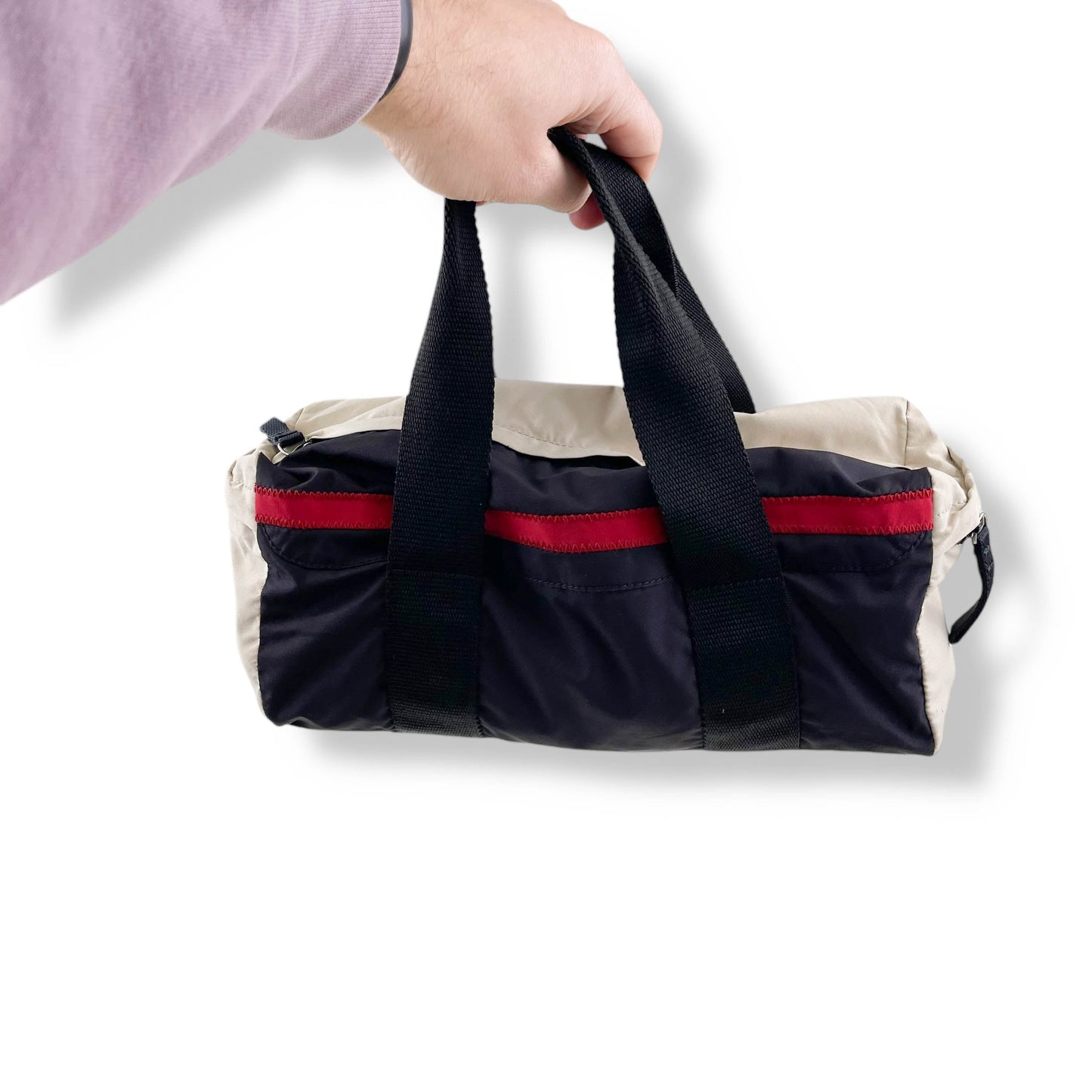 Vintage Prada Sport Tessuto Mini Duffle