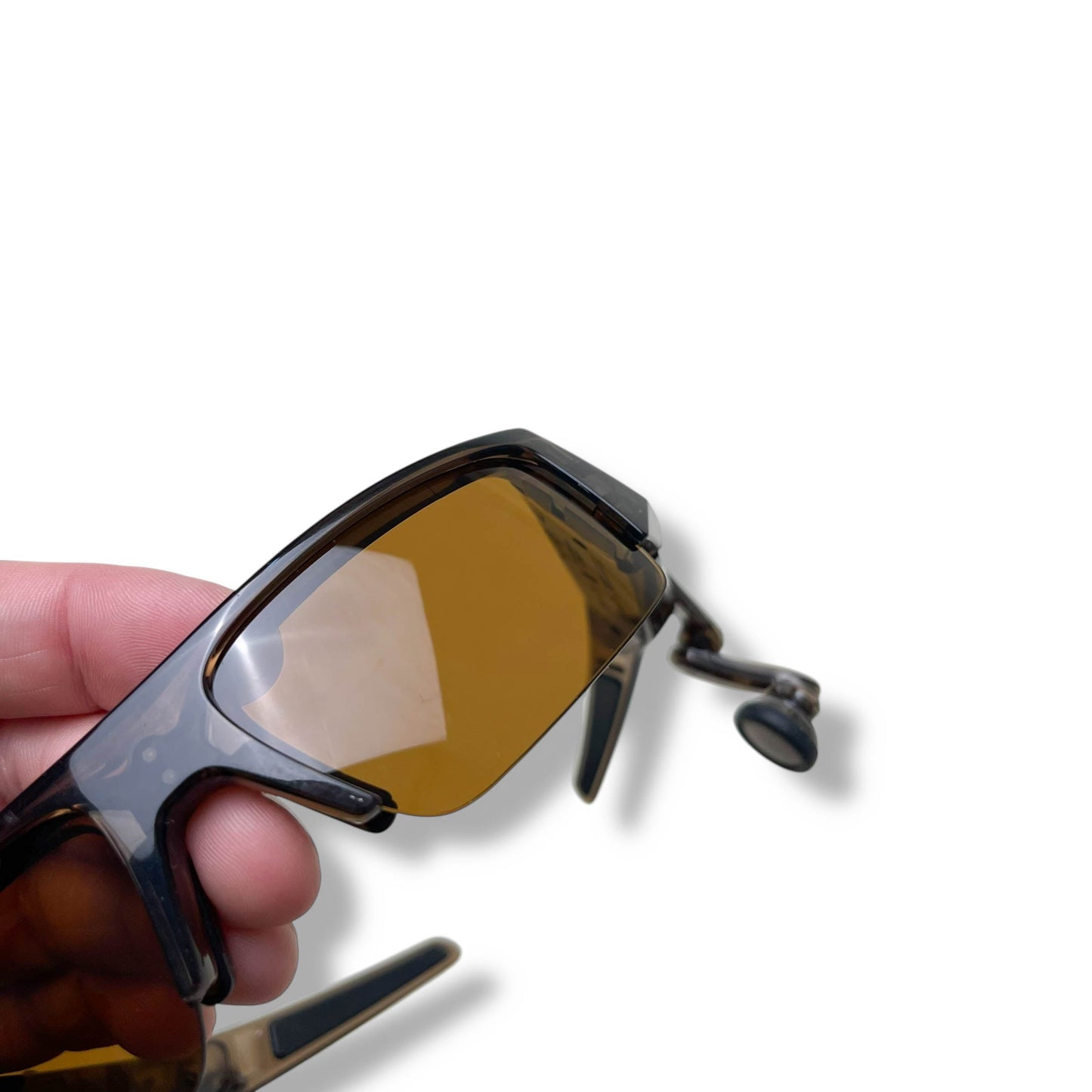 Vintage Oakley O ROKR Brown Smoke Sunglasses