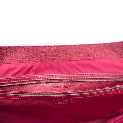 GUCCI GG TOTE BAG ANCORA RED L | O/S, Red