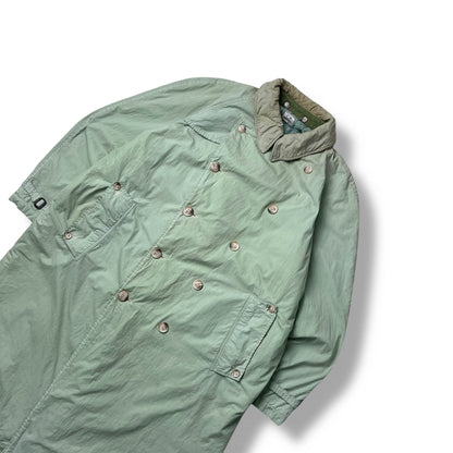 Vintage CP Company Quilted Military Trench Coat (L)