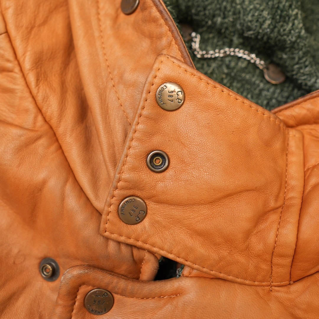 Vintage CP Company Leather Parka (XXL)