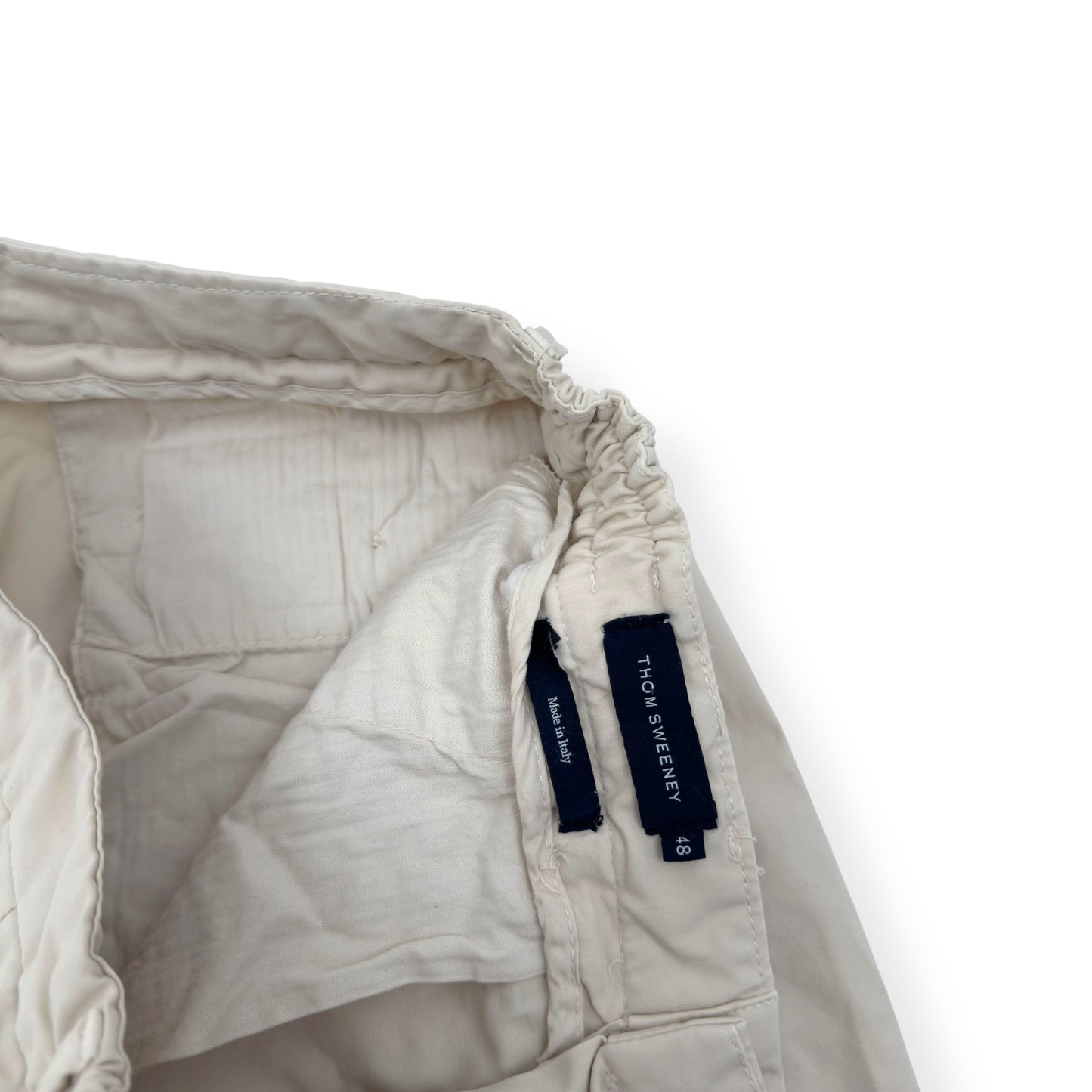 THOM SWEENEY SHORTS CREAM 48 / S | Small, Cream