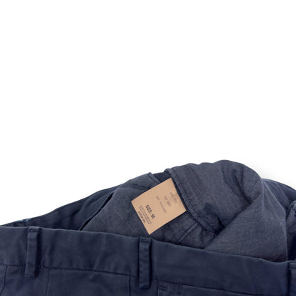 THOM SWEENEY COTTON TROUSERS BLUE 50 / M | Medium, Blue