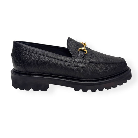 BLACKSTOCK & WEBER THE MASON HORSE BIT LOAFER ONYX US6 / UK5 | UK 6, Black