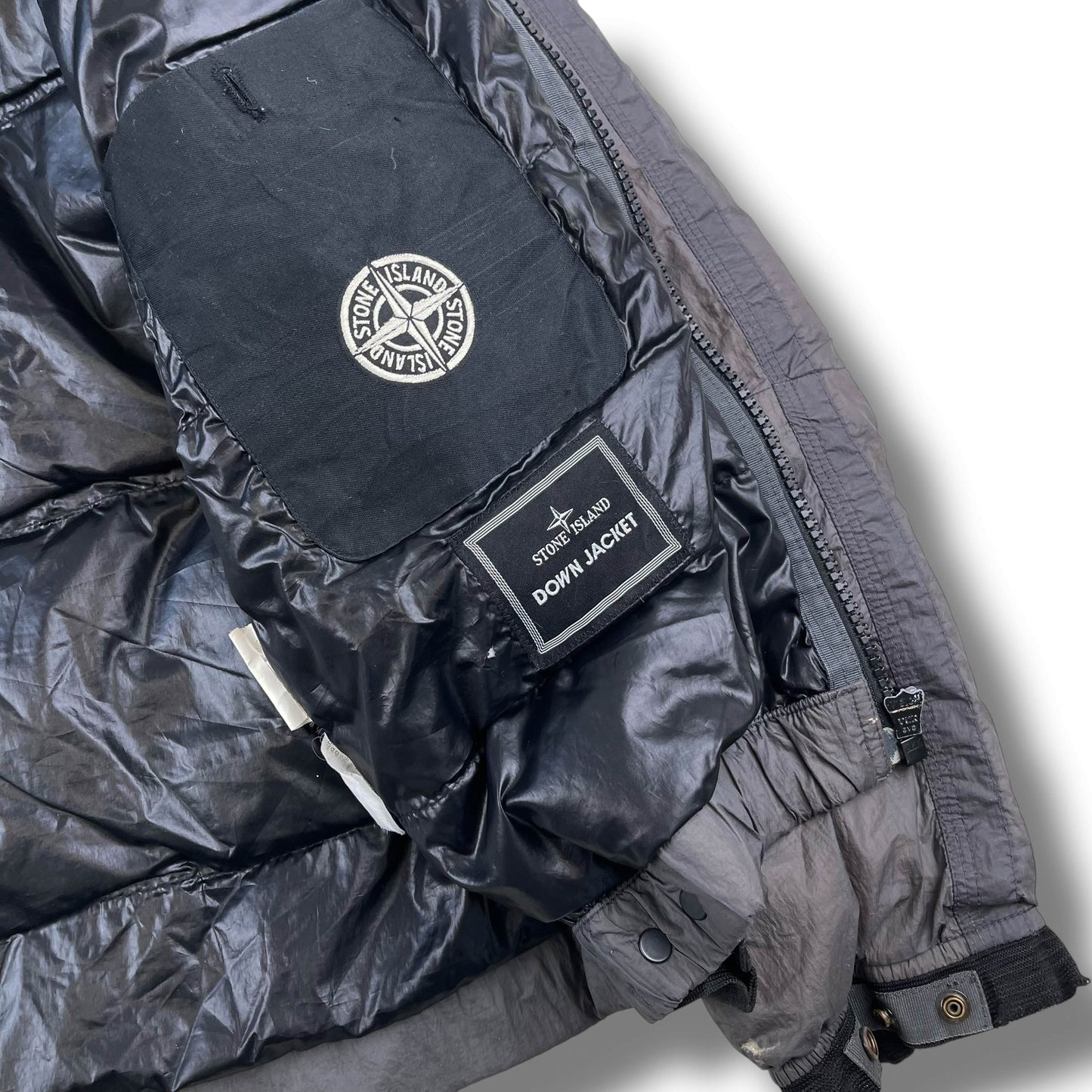 Stone Island Mesh Badge Puffer Jacket (S)