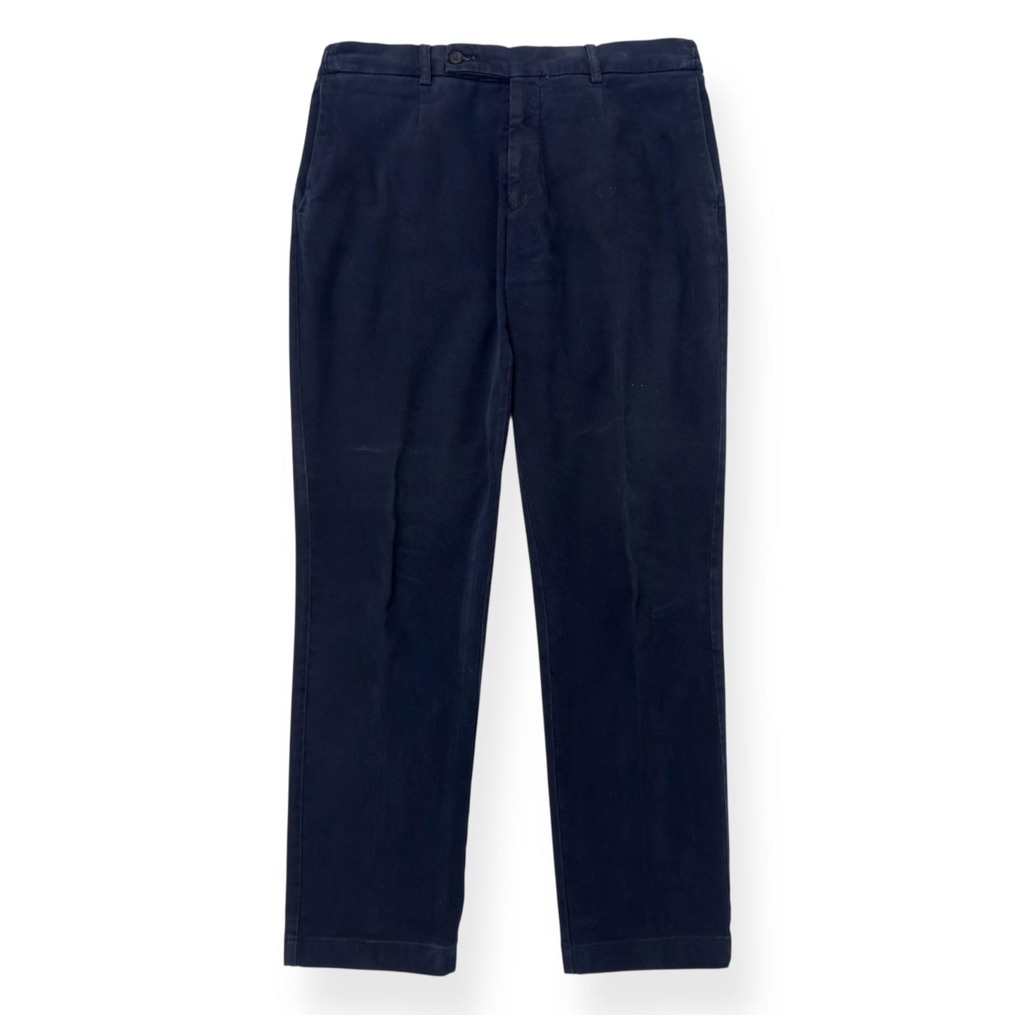 THOM SWEENEY COTTON TROUSERS BLUE 52 / L | Large, Blue