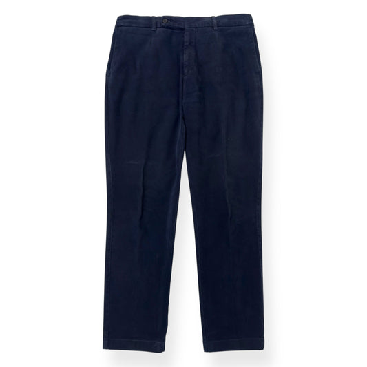 THOM SWEENEY COTTON TROUSERS BLUE 52 / L | Large, Blue