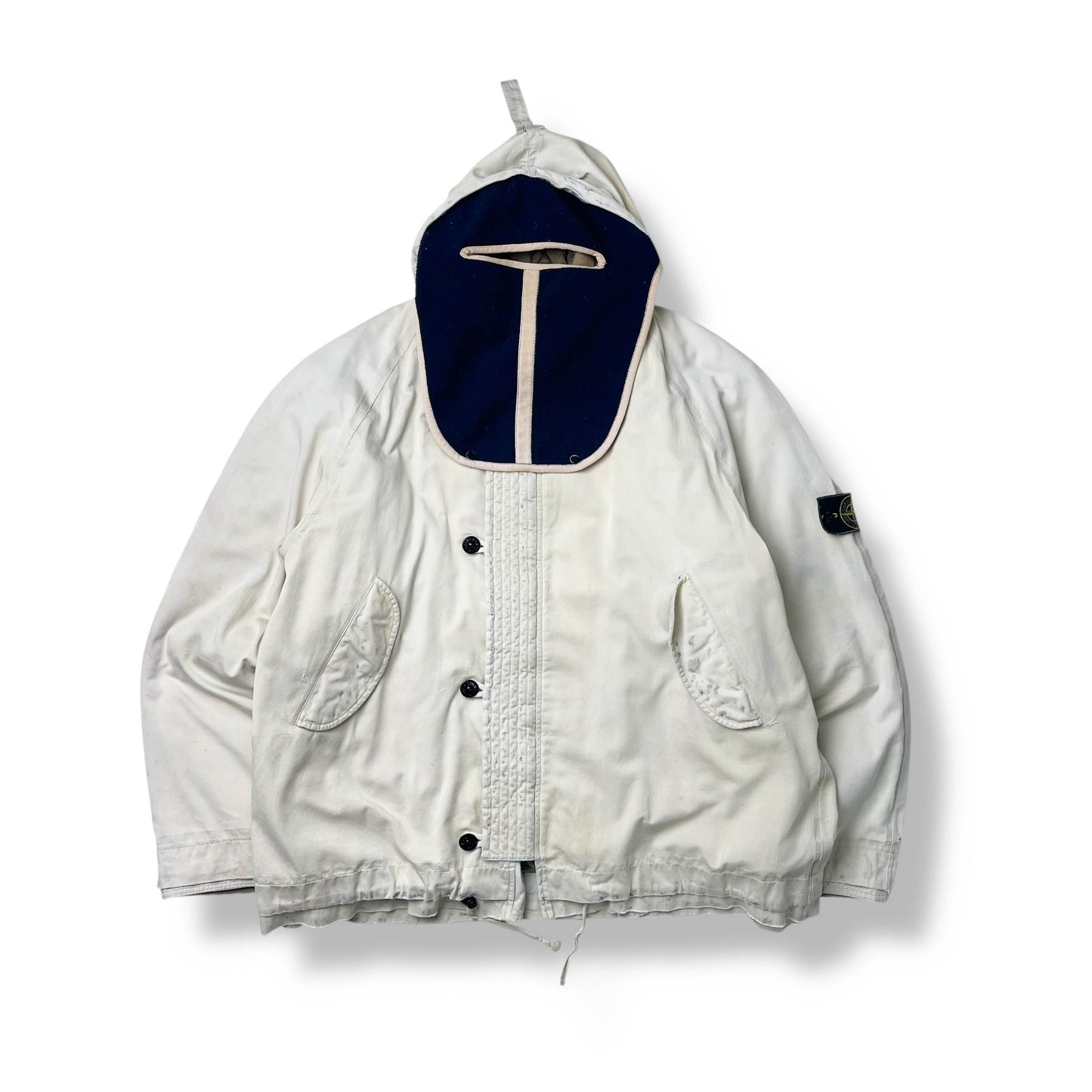 Vintage Stone Island Raso Gommato Balaclava Jacket (L)