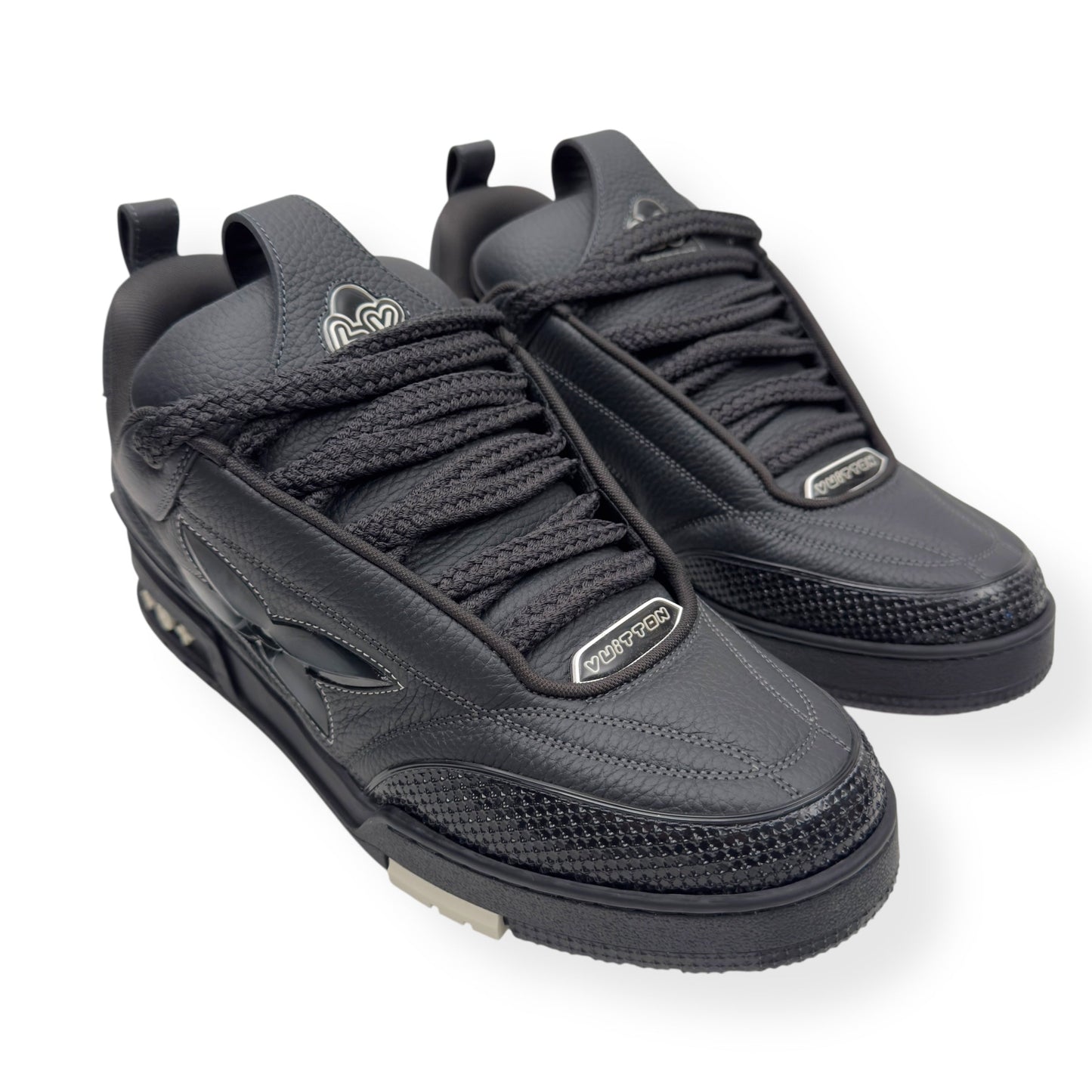 LOUIS VUITTON LV SKATE SNEAKER BLACK UK10 | UK 10, Black