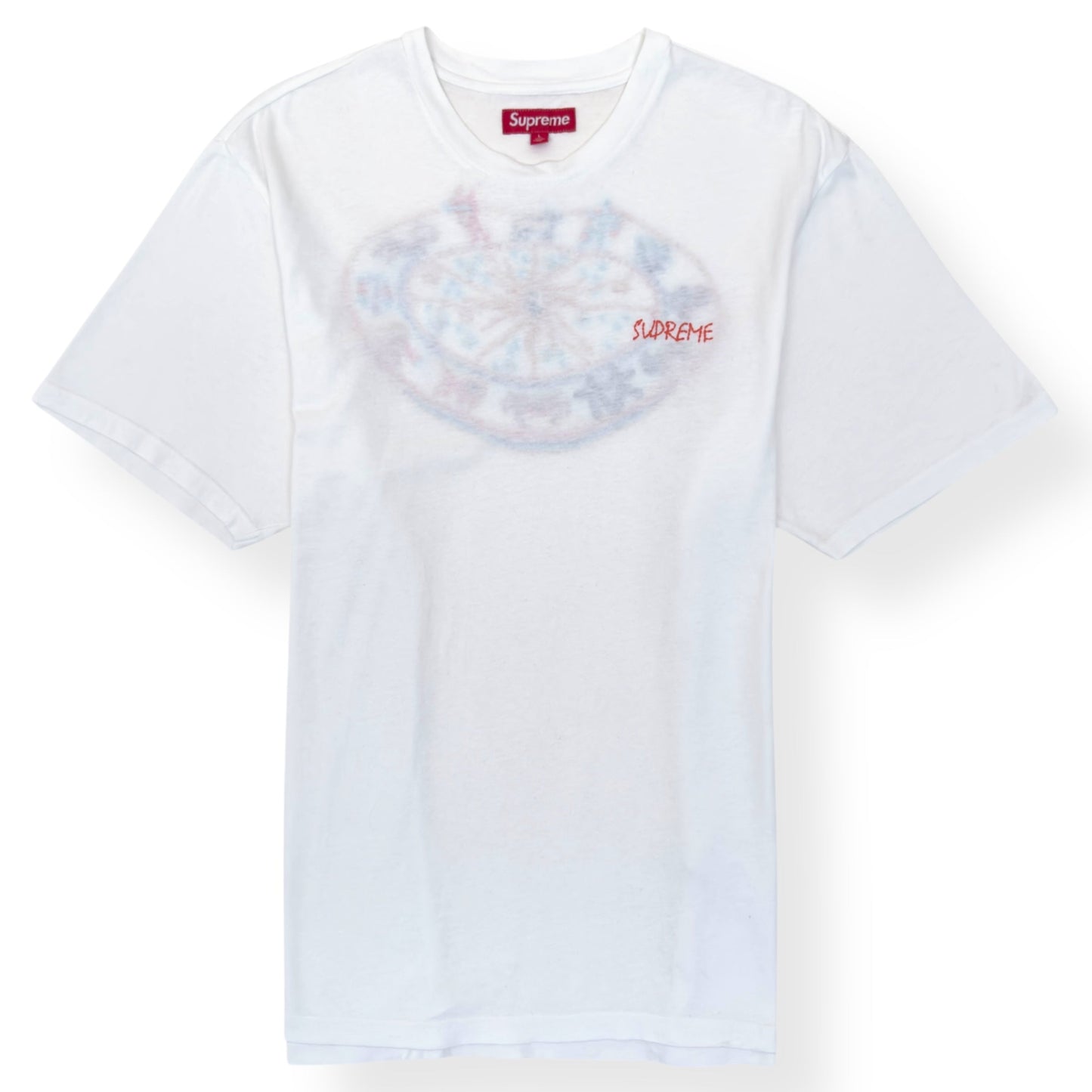 SUPREME ZODIAC S/S COTTON T-SHIRT WHITE L | Large, White