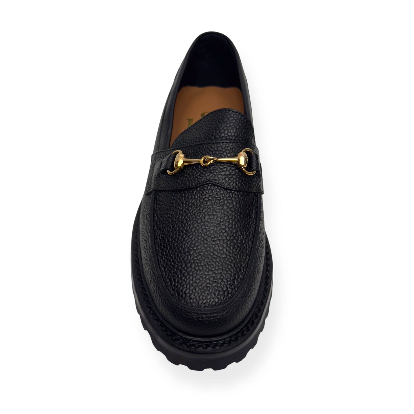 BLACKSTOCK & WEBER THE MASON HORSE BIT LOAFER ONYX US6 / UK5 | UK 6, Black