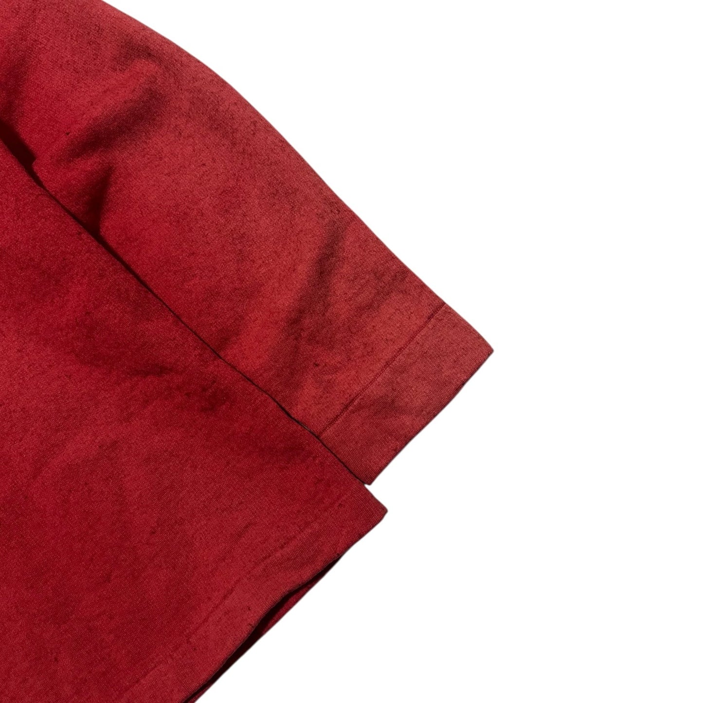 A/W 2000 Stone Island Red Mock Neck Sweatshirt