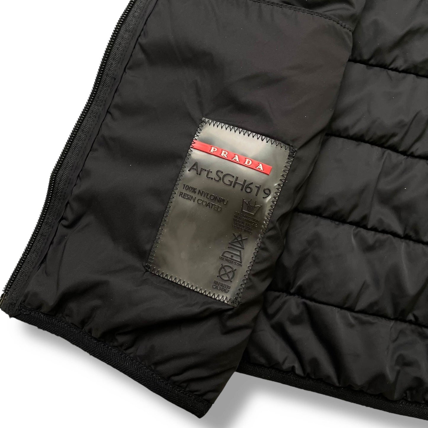 Prada Mainline Resin Coated Gilet (L)