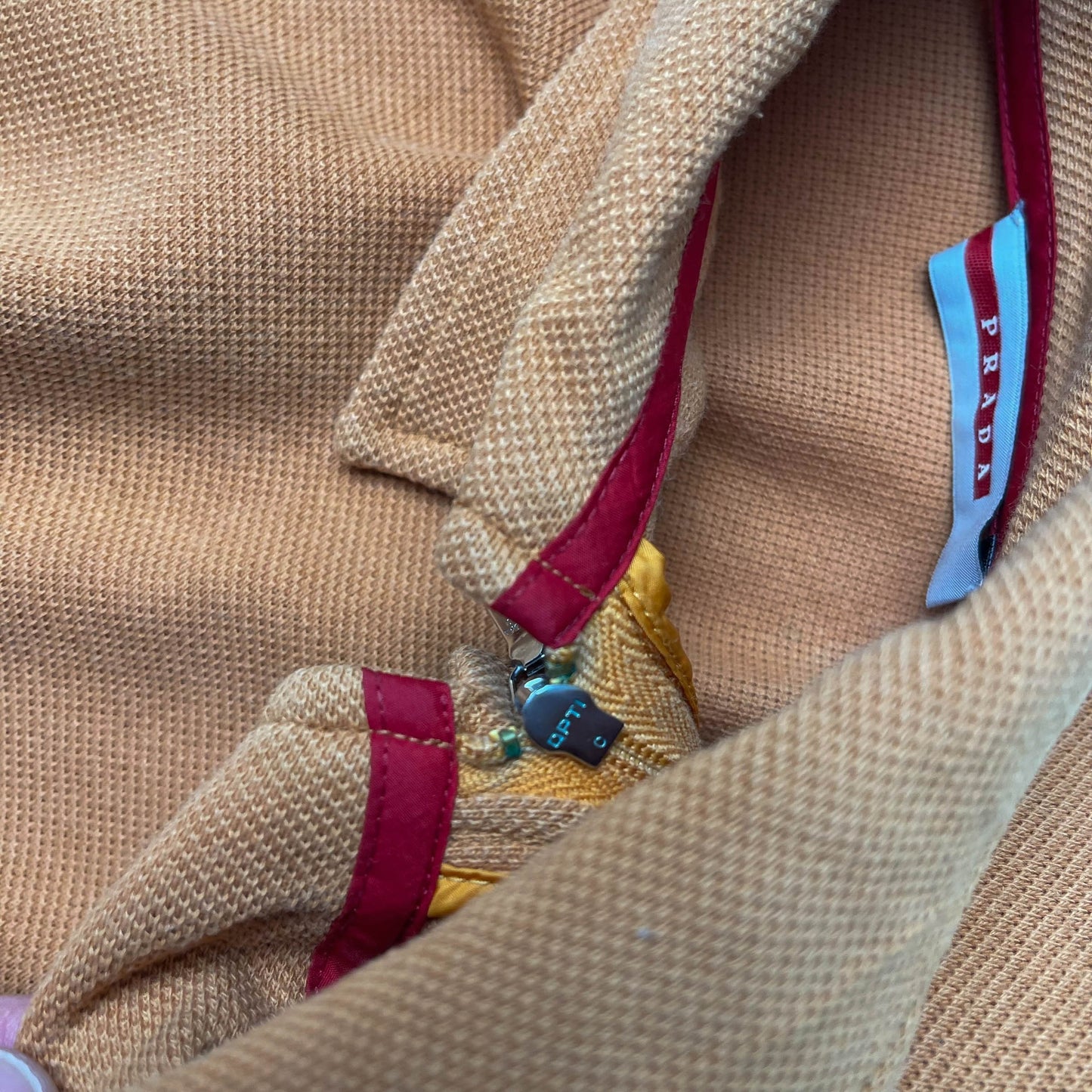 Vintage Prada Sport Technical Polo Shirt (XL)