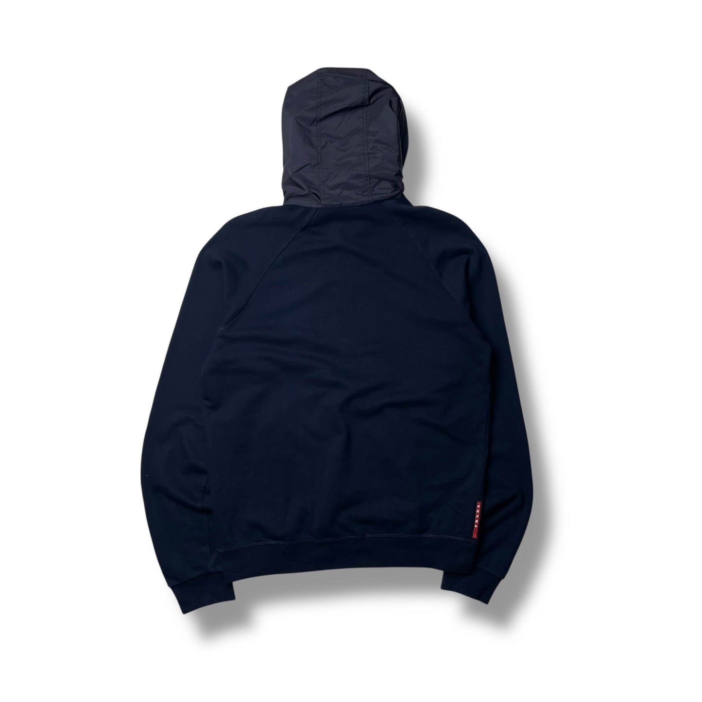 Prada Mainline Full-Zip Hooded Sweatshirt (M)