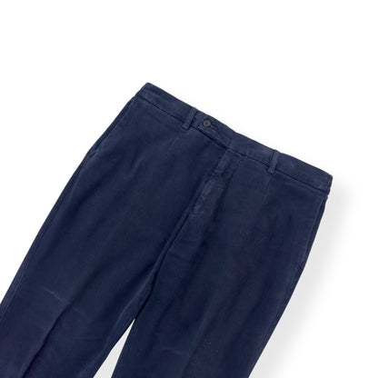 THOM SWEENEY COTTON TROUSERS BLUE 52 / L | Large, Blue