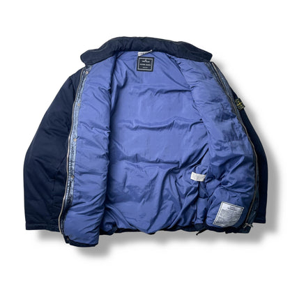 Vintage Stone Island Raso Gommato Goose Down Puffer Jacket (XL)