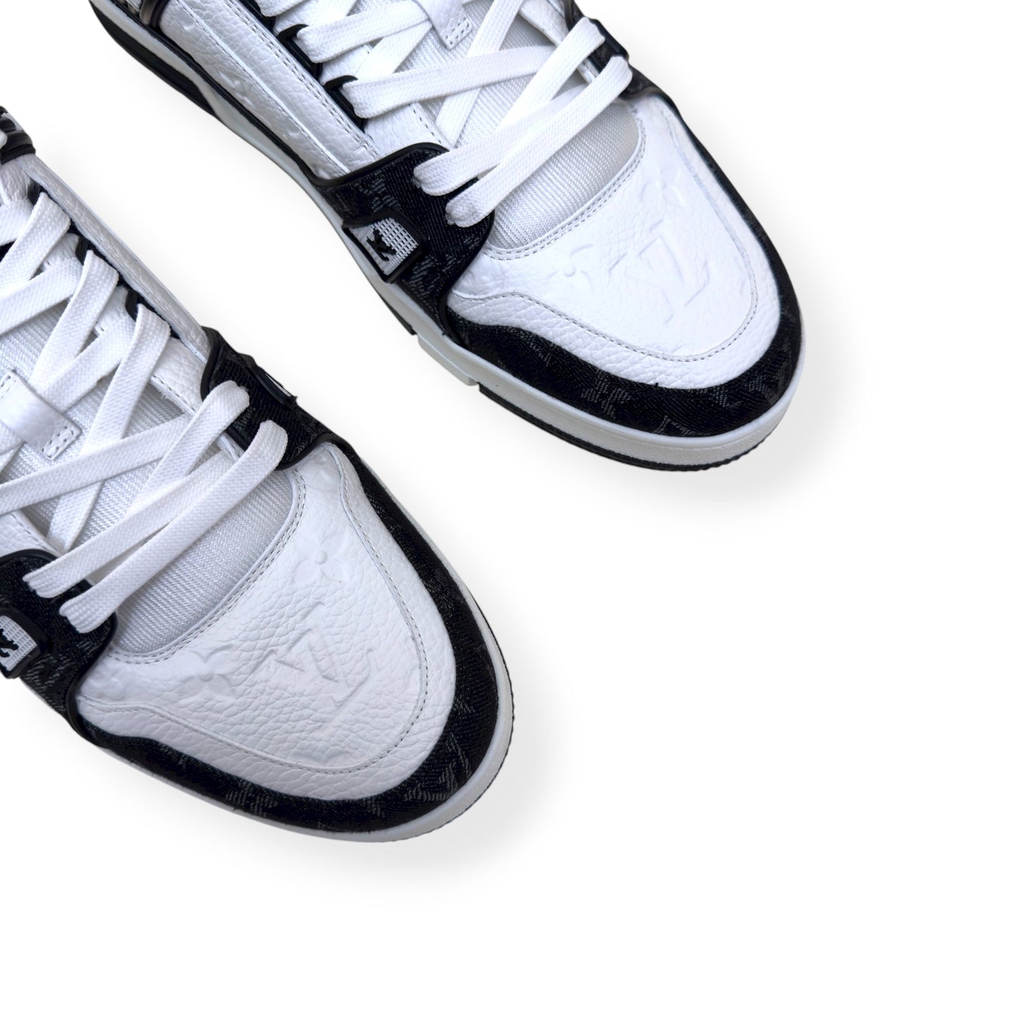 LOUIS VUITTON DENIM LV TRAINER LUXURY BLACK UK11 | UK 11, Black